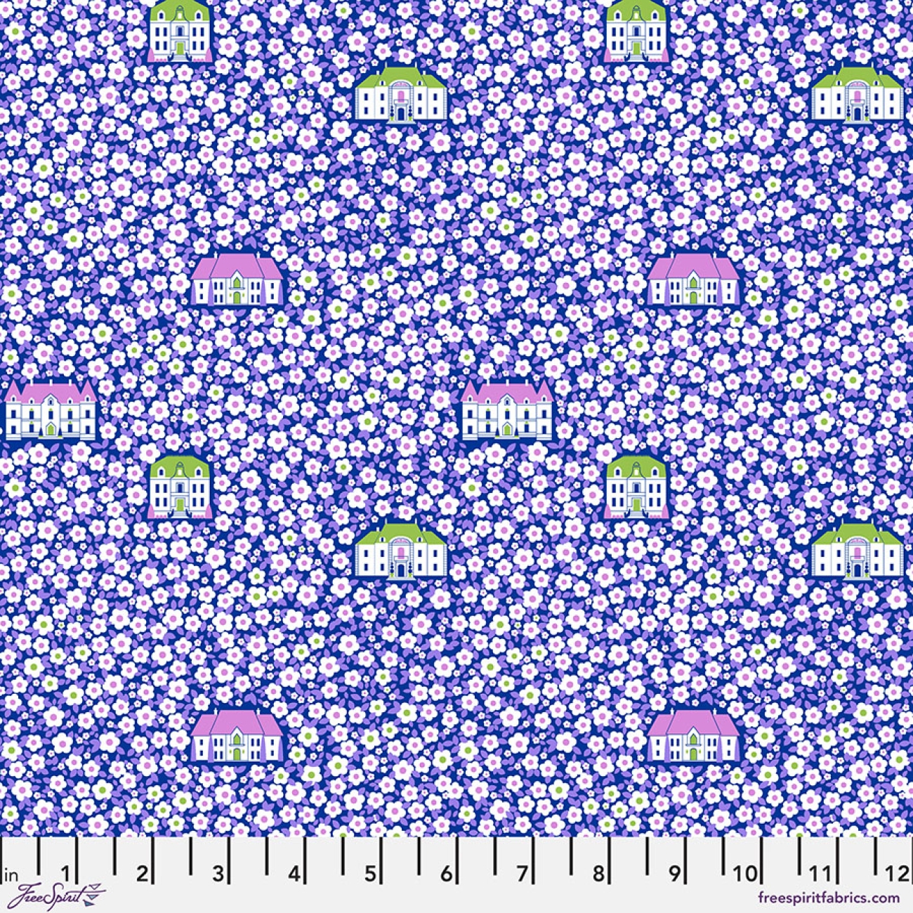 Patchwork Baumwolle - Stacy Peterson -  Belle Epoque - Chateau - Violet
